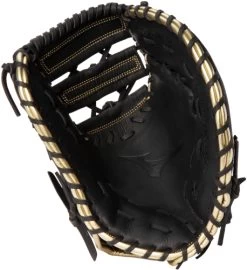 12.5 Inch Mizuno MVP Prime SE GXF50PSE8-Black/Gold Adult Baseball Firstbase Mitt -Baseball Equipment Store 12 5 inch mizuno mvp prime se gxf50pse8 black gold adult baseball firstbase mitt 8