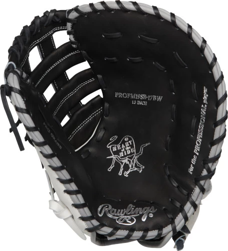 13 Inch Rawlings Heart Of The Hide PROFM19SB-17BW Women's Fastpitch Softball Firstbase Mitt 4 13 Inch Rawlings Heart Of The Hide PROFM19SB-17BW Women's Fastpitch Softball Firstbase Mitt - Image 2