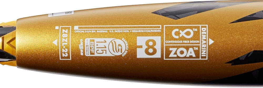 2022 DeMarini ZOA USSSA Balanced USSSA Baseball Bat (-8oz) WTDXZ8Z22 9 2022 DeMarini ZOA USSSA Balanced USSSA Baseball Bat (-8oz) WTDXZ8Z22 - Image 7