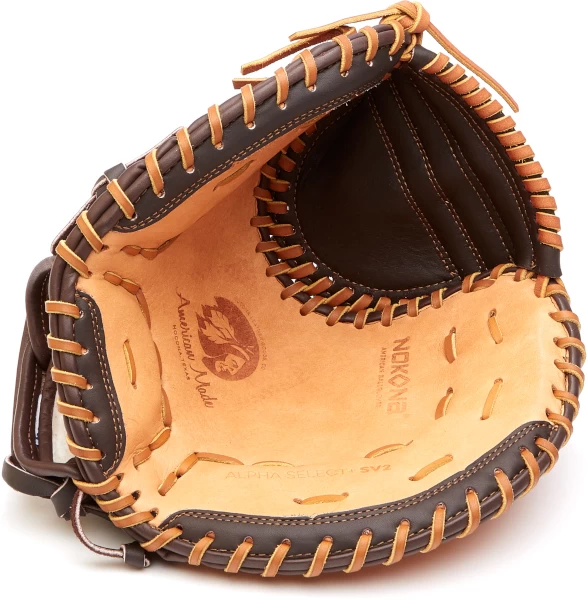 32.5 Inch Nokona Alpha SV2 Adult Baseball/Softball Catcher's Mitt 4 32.5 Inch Nokona Alpha SV2 Adult Baseball/Softball Catcher's Mitt - Image 2