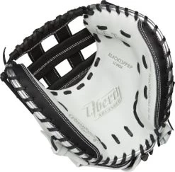 33 Inch Rawlings Liberty Advanced Color Series RLACM33FPBP Women's White/Black/Platinum Fastpitch Softball Catcher Mitt -Baseball Equipment Store 33 inch rawlings liberty advanced color series rlacm33fpbp women s white black platinum fastpitch softball catcher mitt 18