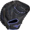 34 Inch Mizuno MVP Prime SE GXC50PSE8-Black/Royal Adult Baseball Catcher Mitt -Baseball Equipment Store 34 inch mizuno mvp prime se gxc50pse8 black royal adult baseball catcher mitt 5