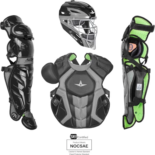 All-Star System 7 Axis CKCCPRO1X Adult Baseball Professional Level Catcher's Gear Set 3 All-Star System 7 Axis CKCCPRO1X Adult Baseball Professional Level Catcher's Gear Set