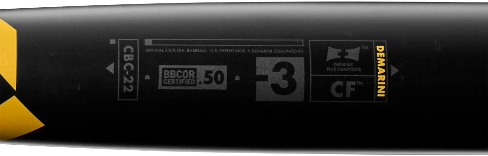 2022 DeMarini CF Adult Balanced BBCOR Baseball Bat (-3oz) WTDXCBC22 9 2022 DeMarini CF Adult Balanced BBCOR Baseball Bat (-3oz) WTDXCBC22 - Image 7