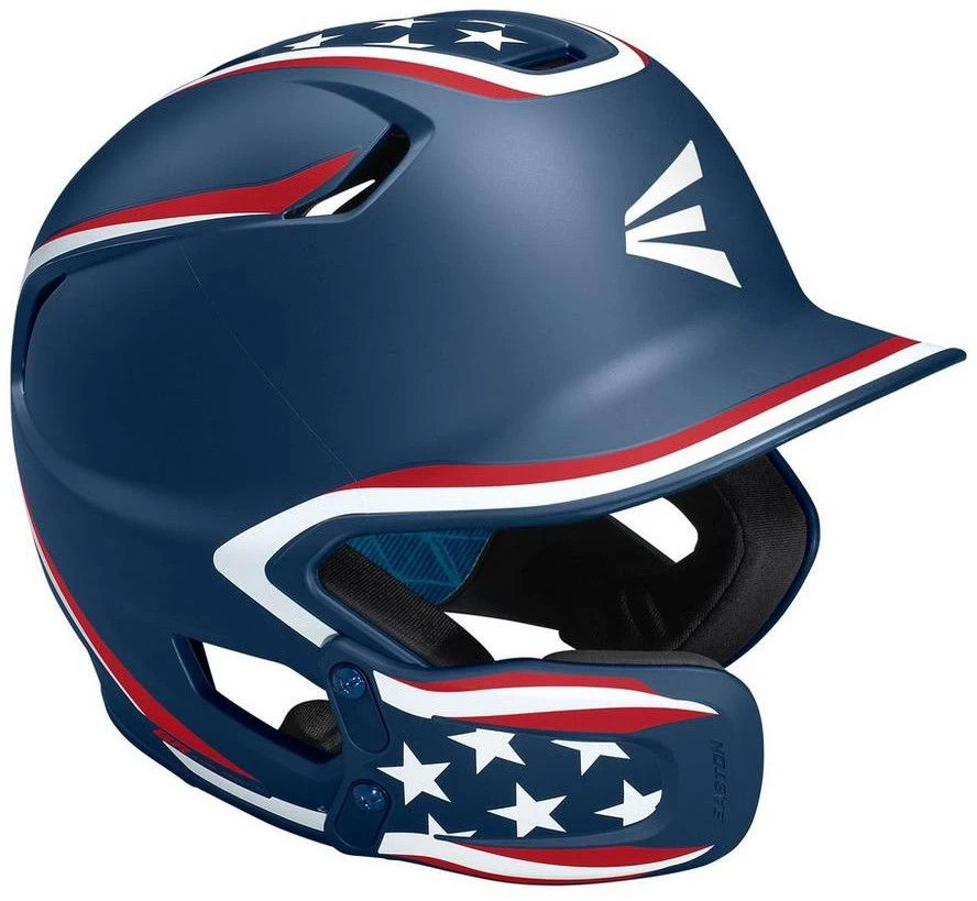 Easton Z5 2.0 Stars & Stripes W/ Universal Jaw Guard Senior Matte Batting Helmet A168543SS 4 Easton Z5 2.0 Stars & Stripes W/ Universal Jaw Guard Senior Matte Batting Helmet A168543SS - Image 2