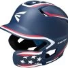 Easton Z5 2.0 Stars & Stripes W/ Universal Jaw Guard Senior Matte Batting Helmet A168543SS -Baseball Equipment Store easton z5 2 0 stars stripes w universal jaw guard senior matte batting helmet a168543ss 7