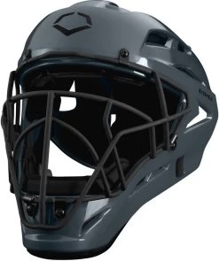 EvoShield PRO-SRZ Solid Glossy Catcher's Helmet WB57201 -Baseball Equipment Store evoshield pro srz solid glossy catcher s helmet wb57201 32
