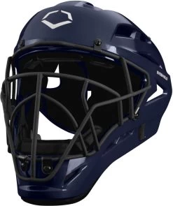 EvoShield PRO-SRZ Solid Glossy Catcher's Helmet WB57201 -Baseball Equipment Store evoshield pro srz solid glossy catcher s helmet wb57201 35