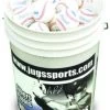 JUGS B5210 Bucket Of Pearl Leather Baseballs -Baseball Equipment Store jugs b5210 bucket of pearl leather baseballs 8