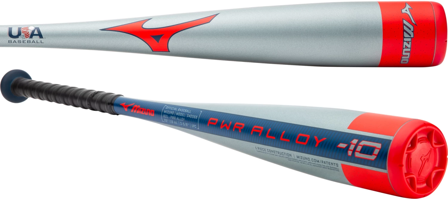 Mizuno B21-PWR Alloy USA Balanced Baseball Bat (-10oz) 340568 3 Mizuno B21-PWR Alloy USA Balanced Baseball Bat (-10oz) 340568