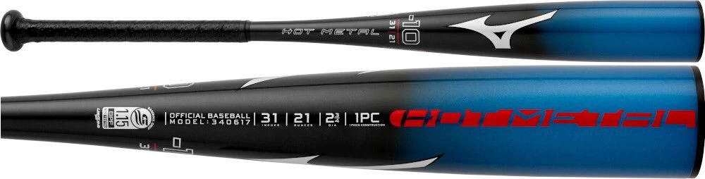 2022 Mizuno B22-Hot Metal USSSA Baseball Bat (-10oz) 340617 3 2022 Mizuno B22-Hot Metal USSSA Baseball Bat (-10oz) 340617