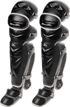 Mizuno Pro 380376 Adult 17.5 Inch Baseball Leg Guards