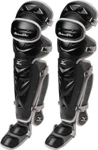 Mizuno Pro 380376 Adult 17.5 Inch Baseball Leg Guards 3 Mizuno Pro 380376 Adult 17.5 Inch Baseball Leg Guards