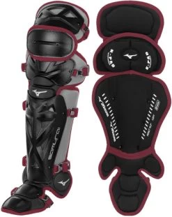 Mizuno Samurai 380409 Intermediate 15.5 Inch Baseball Leg Guards -Baseball Equipment Store mizuno samurai 380409 intermediate 15 5 inch baseball leg guards 12