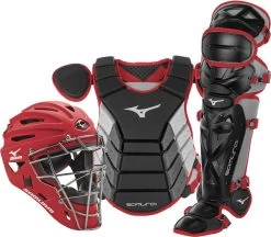 Mizuno Samurai 380417 Adult Baseball Catcher's Gear Set -Baseball Equipment Store mizuno samurai 380417 adult baseball catcher s gear set 52