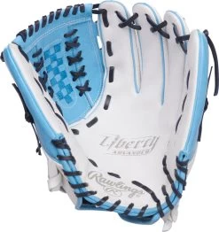 12.5 Inch Rawlings Liberty Advanced Color Series 4.0 Women's Fastpitch Softball Glove RLA125-18WCBN -Baseball Equipment Store rawlings liberty advanced color series 4 125 inch womens softball glove rla12518wcbn 12