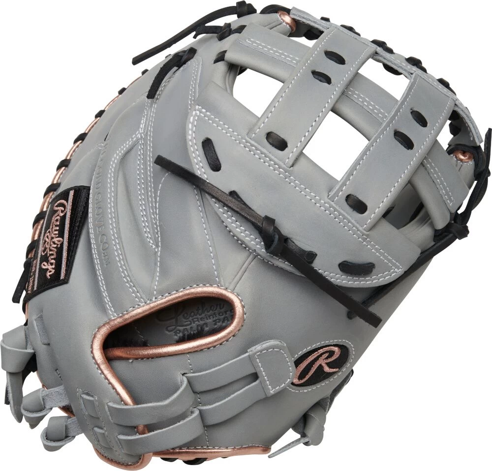 34 Inch Rawlings Liberty Advanced Color Series 4.0 Women's Fastpitch Softball Catcher's Mitt RLACM34FPGRG 3 34 Inch Rawlings Liberty Advanced Color Series 4.0 Women's Fastpitch Softball Catcher's Mitt RLACM34FPGRG