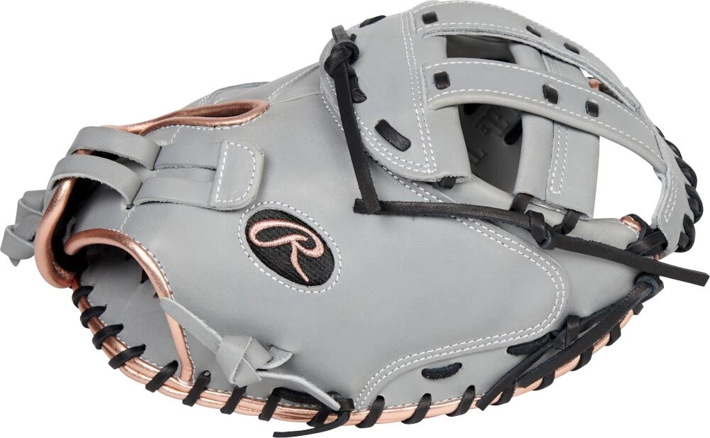 34 Inch Rawlings Liberty Advanced Color Series 4.0 Women's Fastpitch Softball Catcher's Mitt RLACM34FPGRG 6 34 Inch Rawlings Liberty Advanced Color Series 4.0 Women's Fastpitch Softball Catcher's Mitt RLACM34FPGRG - Image 4