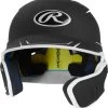 Rawlings Mach MACHEXT-TTJR Junior Two Tone Matte Batting Helmet W/ Extension -Baseball Equipment Store rawlings mach machext ttjr junior two tone matte batting helmet w extension 5