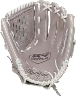 12.5 Inch Rawlings R9 Women's Fastpitch Softball Glove R9SB125FS-3G -Baseball Equipment Store rawlings r9 125 inch womens fastpitch softball glove r9sb125fs3g 10