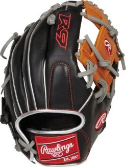 11.25 Inch Rawlings R9 Contour Youth Infield Baseball Glove R91125U-2BT