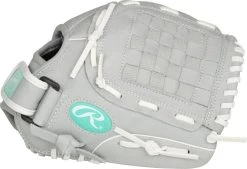 11 Inch Rawlings Sure Catch Girl's Fastpitch Softball Glove SCSB110M -Baseball Equipment Store rawlings sure catch 11 inch girls fastpitch softball glove scsb110m 11