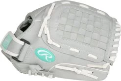 11.5 Inch Rawlings Sure Catch Girl's Fastpitch Softball Glove SCSB115M -Baseball Equipment Store rawlings sure catch 115 inch girls fastpitch softball glove scsb115m 11