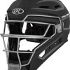 Rawlings Velo 2.0 CHV27J Youth Two Tone Matte Style Catchers Helmet -Baseball Equipment Store rawlings velo 2 0 chv27j youth two tone matte style catchers helmet 8
