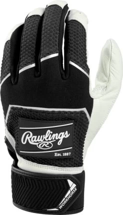 Rawlings Workhorse Adult Baseball Batting Gloves WH22BG
