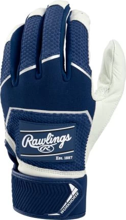 Rawlings Workhorse Adult Baseball Batting Gloves WH22BG -Baseball Equipment Store rawlings workhorse adult baseball batting gloves wh22bg 24
