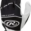 Rawlings Workhorse WORK950BGY Youth Baseball Batting Gloves