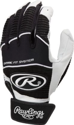 Rawlings Workhorse WORK950BGY Youth Baseball Batting Gloves