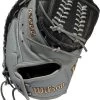 34 Inch Wilson A2000 SuperSkin Women's Fastpitch Softball Catcher Mitt WBW10021834