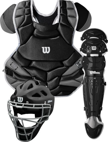 Wilson C1K Protection WTA4604 Intermediate Baseball Catcher's Gear Set 3 Wilson C1K Protection WTA4604 Intermediate Baseball Catcher's Gear Set