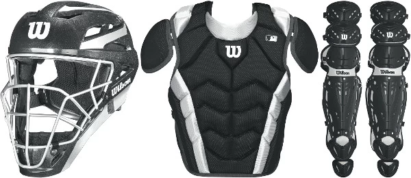 Wilson Pro Stock WTPROA Adult Baseball Catchers Gear Set 3 Wilson Pro Stock WTPROA Adult Baseball Catchers Gear Set