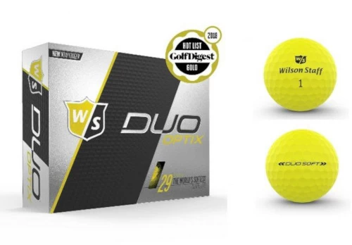 Wilson Staff Duo Soft Optix 6 Dozen Electric Glow Yellow Golf Balls - Free Shipping! 3 Wilson Staff Duo Soft Optix 6 Dozen Electric Glow Yellow Golf Balls - Free Shipping!