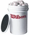 Wilson WTA1098 1030 Baseballs (3 Dozen) With Cushioned Bucket -Baseball Equipment Store wilson wta1098 1030 baseballs 3 dozen with cushioned bucket 3
